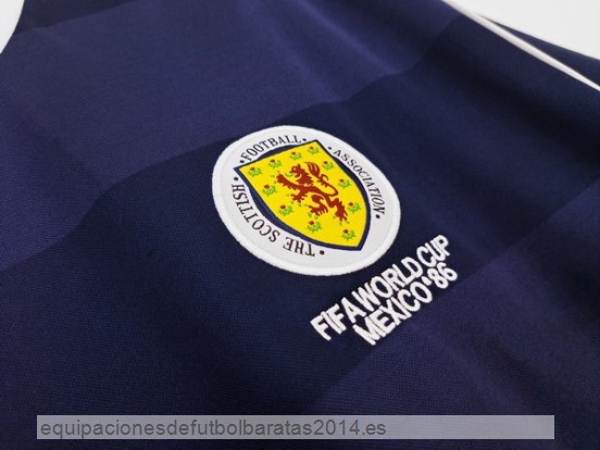 Nuevo 1ª Camiseta Escocia Retro 1987 1988 Azul Baratas